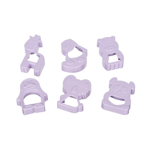 Набір форм для печива Ardesto Tasty Baking 6 шт ліловий (AR2309LP)