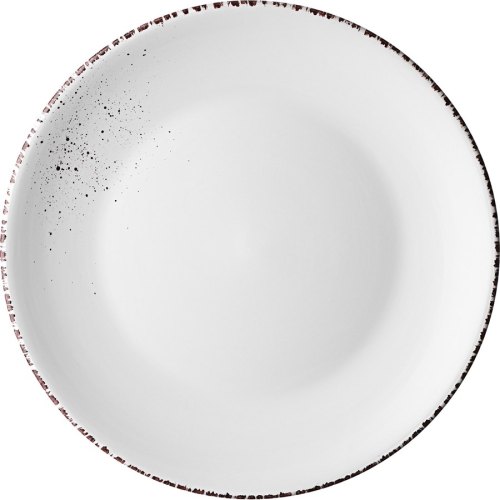 Тарілка обідня Ardesto Lucca 26 см White (AR2926WM)