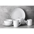 Тарілка обідня Ardesto Lucca 26 см White (AR2926WM)