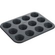 Форма для випікання мафінів Ardesto Tasty baking на 12 шт 35x26.5 см сірий голубий (AR2305T)