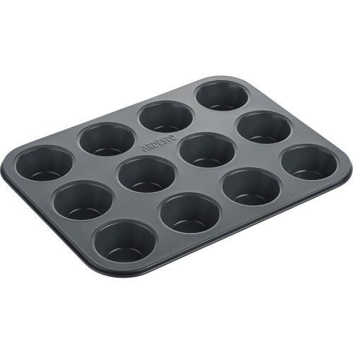 Форма для випікання мафінів Ardesto Tasty baking на 12 шт 35x26.5 см сірий голубий (AR2305T)