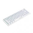 Клавіатура дротова, 2E GAMING KG350 RGB 68key USB White UKR