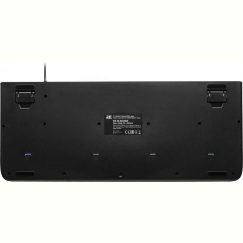 Клавіатура дротова, 2E GAMING KG325 LED USB Black UKR