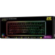 Клавіатура дротова, 2E GAMING KG350 RGB 68key USB Black UKR