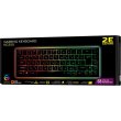 Клавіатура дротова, 2E GAMING KG350 RGB 68key USB Black UKR