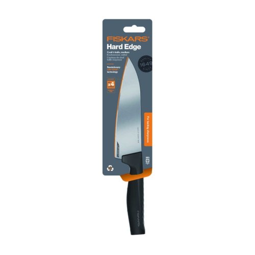 Ніж для шеф-кухаря середній Fiskars Hard Edge 17 см (1051748)