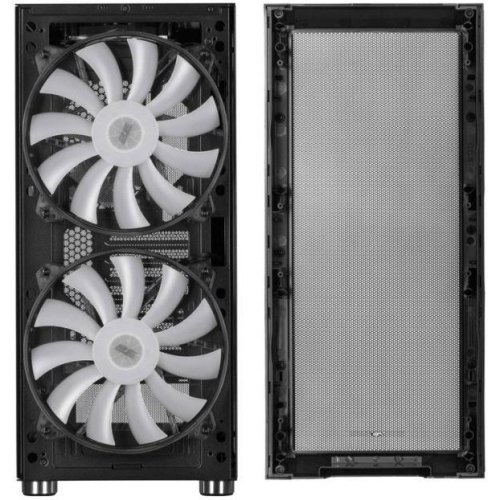 Корпус 2E GAMING CONTEGO NEO (GW05) MidT,EATX,2xUSB2.0, 2xUSB3.0, 2x200мм ARGB,3x120мм ARGB,  скло (бічна панель),без БЖ,чорний