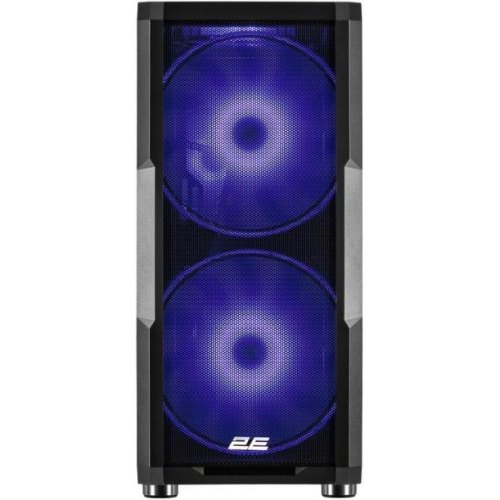 Корпус 2E GAMING CONTEGO NEO (GW05) MidT,EATX,2xUSB2.0, 2xUSB3.0, 2x200мм ARGB,3x120мм ARGB,  скло (бічна панель),без БЖ,чорний