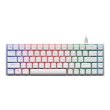 Клавіатура 2E Gaming KG380 RGB 68key Gateron Red Bluetooth/USB White (2E-KG380UWT-RD)