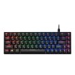 Клавіатура дротова, 2E GAMING KG370 RGB 68key Gateron Brown Switch USB Black UKR