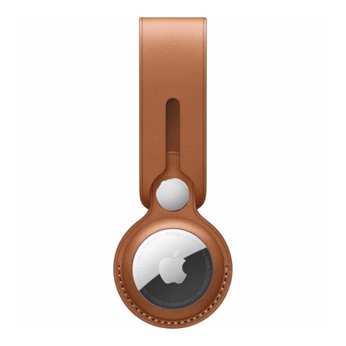 Чохол Apple AirTag Leather Loop Saddle Brown (MX4A2ZM/A)