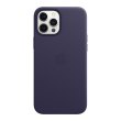Чохол Apple iPhone 12 Pro Max Leather Case with MagSafe - Deep Violet, Model A2495