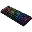 Клавіатура бездротова, ігрова Razer BlackWidow V3 Mini HyperSpeed Green Switch WL/BT/USB RU RGB, Black
