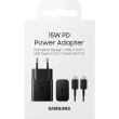 Мережевий зарядний пристрiй Samsung EP-T1510XBEGRU 15W Power Adapter with Type-C to Type-C cable Black