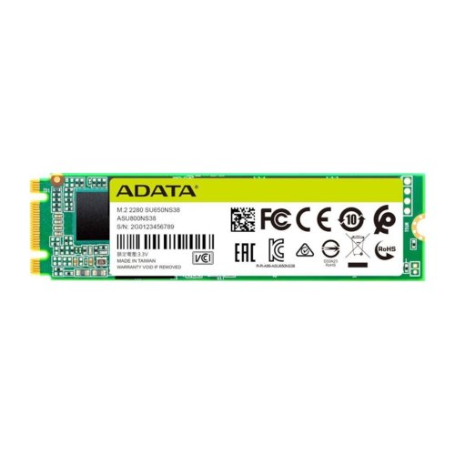 Накопичувач SSD M.2 2280 ADATA Ultimate SU650 512GB SATAIII 3D TLC (ASU650NS38-512GT-C)
