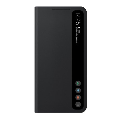 Чохол Samsung G990 (S21 FE) EF-ZG990CBEGRU Smart Clear View Cover, Black