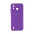 Чохол Silicone Cover Full Protective TECNO Spark 6 Go (purple)