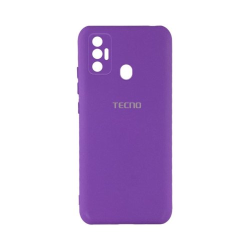 Чохол Silicone Cover Full Protective TECNO Spark 7 (purple)