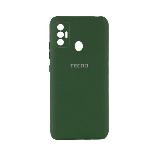 Чохол Silicone Cover Full Protective TECNO Spark 7 (dark green)