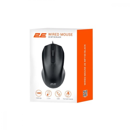 Мишка дротова, 2E MF150 USB Black