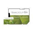 MicroSDHC 16GB UHS-I Team Color + SD-adapter Green (TCUSDH16GUHS43)