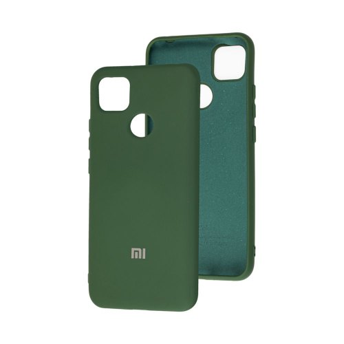 Чохол Silicone Cover Full Protective Xiaomi Redmi 9C/10A (dark green)
