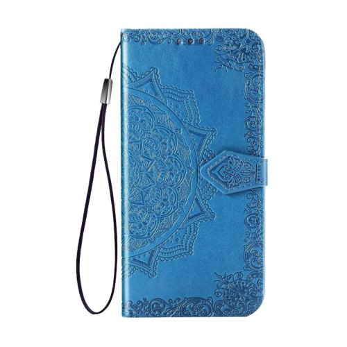 Шкіряний чехол-книжка Art Case з візитницею для TECNO POP 3 (синій)