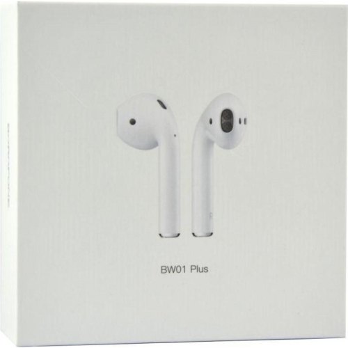 Навушники bluetooth BOROFONE BW01 Plus True TWS, White