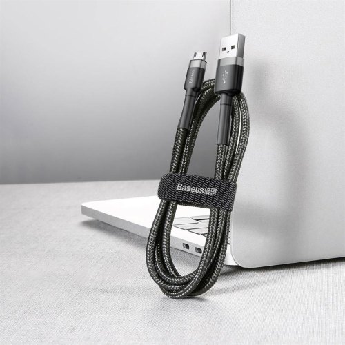 Кабель Baseus Cafule Cable USB For Micro 1.5A 2.0m Gray/Black