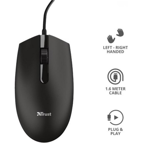 Мишка Trust Basic USB Black (24271)