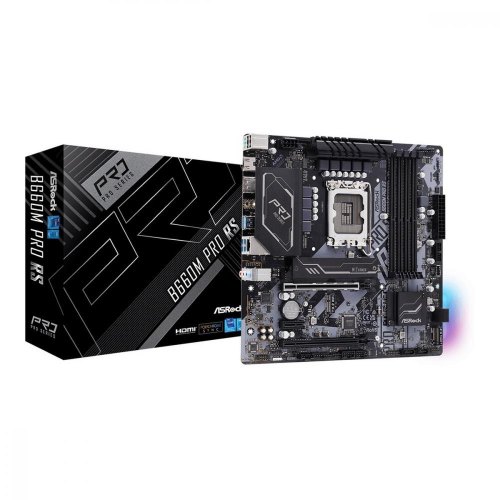 Материнська плата ASRock B660M PRO RS s1700 B660 4xDDR4 2xM.2 HDMI DP TypeC microATX