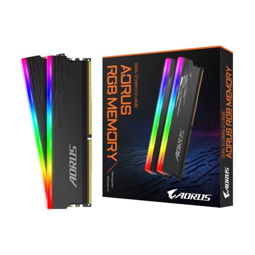 Модуль пам'яті DDR4 16GB (2x 8GB) 3733MHz Gigabyte Aorus RGB (GP-ARS16G37)