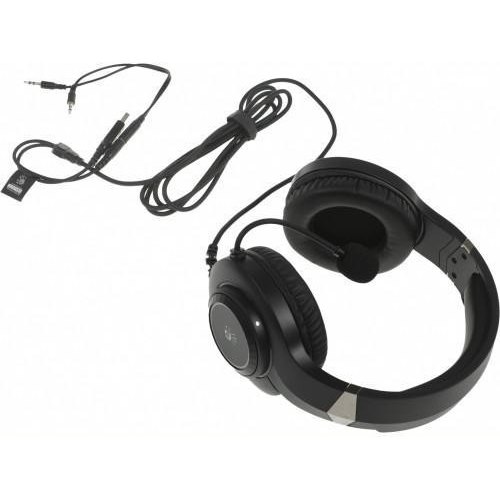 Навушники ігрові Bloody G220 з мікрофоном, чорні