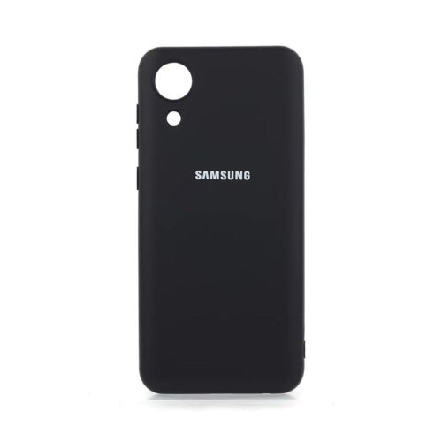 Чохол Silicone Cover Full Protective Samsung Galaxy A03 Core (A032) (black)