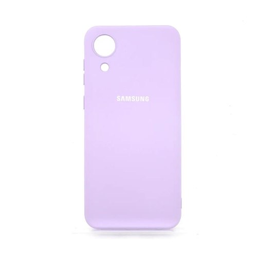 Чохол Silicone Cover Full Protective Samsung Galaxy A03 Core (A032) (lilac)