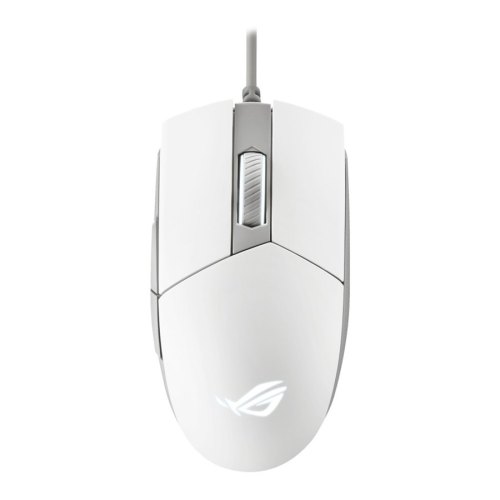 Мишка дротова, Asus ROG Strix Impact II Moonlight White USB Black (90MP02C0-BMUA00)
