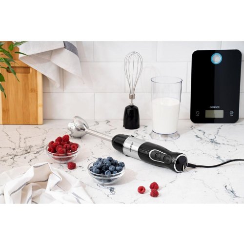 Блендер заглибний Ardesto 800Вт, 2в1, чаша-600мл, чорний