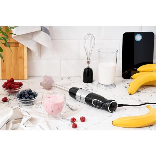 Блендер заглибний Ardesto 800Вт, 2в1, чаша-600мл, чорний