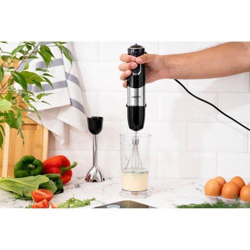 Блендер заглибний Ardesto 800Вт, 2в1, чаша-600мл, чорний