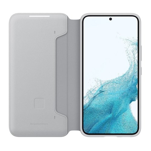 Чохол Samsung S901 (S22) Smart LED View Cover EF-NS901PJEGRU, Light Gray
