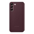 Чохол Samsung S906 (S22+) Smart Clear View Cover EF-ZS906CEEGRU, Burgundy