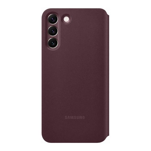 Чохол Samsung S906 (S22+) Smart Clear View Cover EF-ZS906CEEGRU, Burgundy