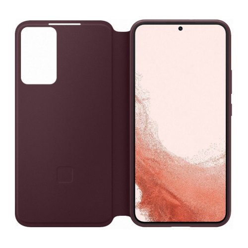 Чохол Samsung S906 (S22+) Smart Clear View Cover EF-ZS906CEEGRU, Burgundy