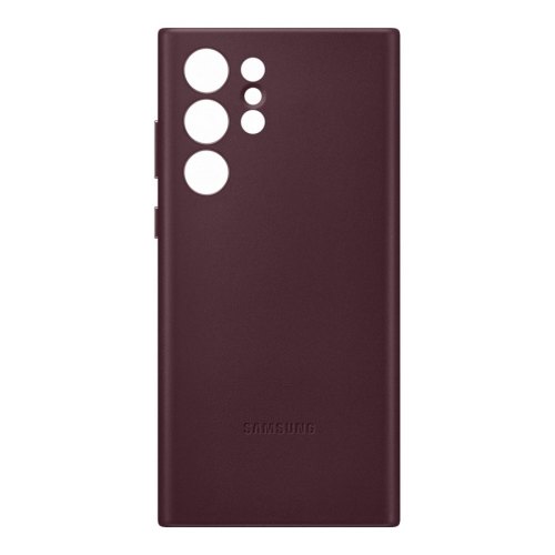Чохол Samsung S908 (S22 Ultra) Leather Cover EF-VS908LEEGRU, Burgundy