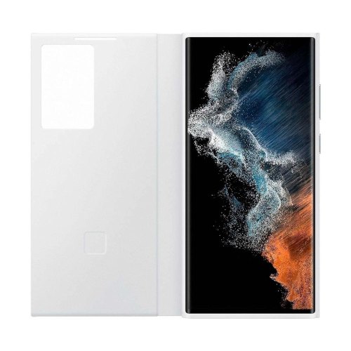 Чохол Samsung S908 (S22 Ultra) Smart Clear View Cover EF-ZS908CWEGRU, White