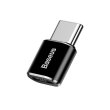 Перехідник Baseus Micro Female To Type-C Male Adapter Converter, Black