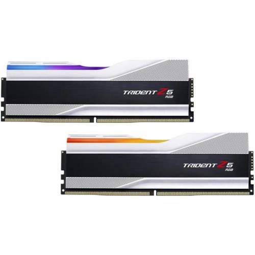 Модуль пам'яті DDR5 32GB (2x 16GB) 6000MHz G.Skill Trident Z5 RGB Silver (F5-6000J3636F16GX2-TZ5RS)