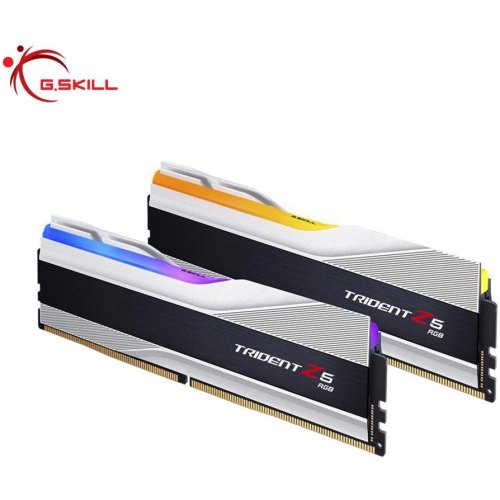 Модуль пам'яті DDR5 32GB (2x 16GB) 6000MHz G.Skill Trident Z5 RGB Silver (F5-6000J3636F16GX2-TZ5RS)
