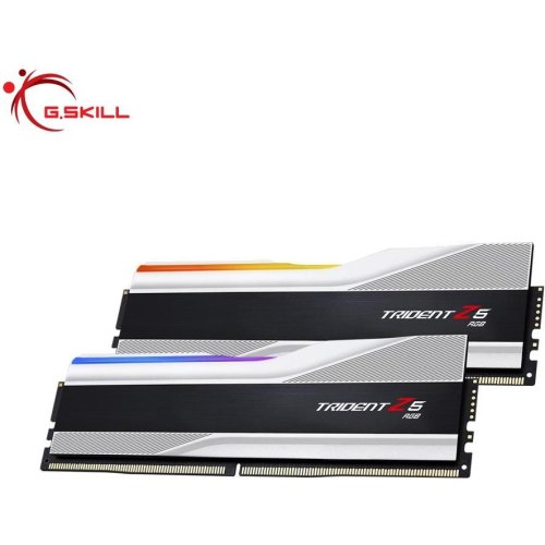 Модуль пам'яті DDR5 32GB (2x 16GB) 6000MHz G.Skill Trident Z5 RGB Silver (F5-6000J3636F16GX2-TZ5RS)
