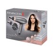 Фен Remington Keratin Protect, 2200Вт, 3 режими, дифузор, іонізація, холодний обдув, сріблястий